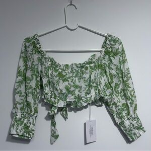 Misa Los Angeles Formentera Paisley Florian Top Size XS